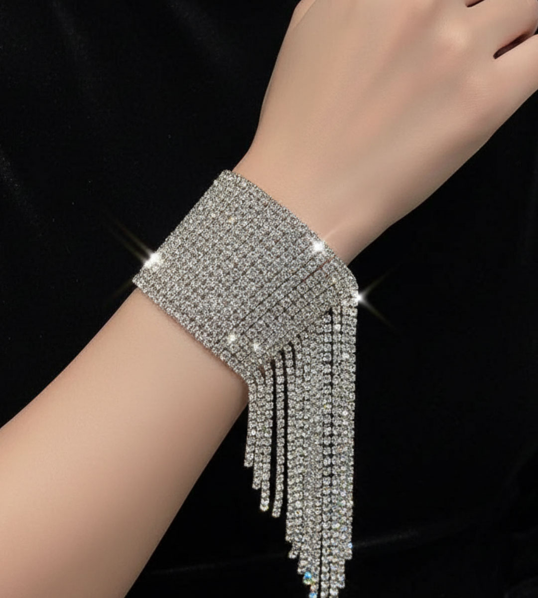 Alternative view of Starlight – Glam Waterfall Bracelet