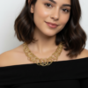 Orbelle – Radiant Gold Statement Necklace