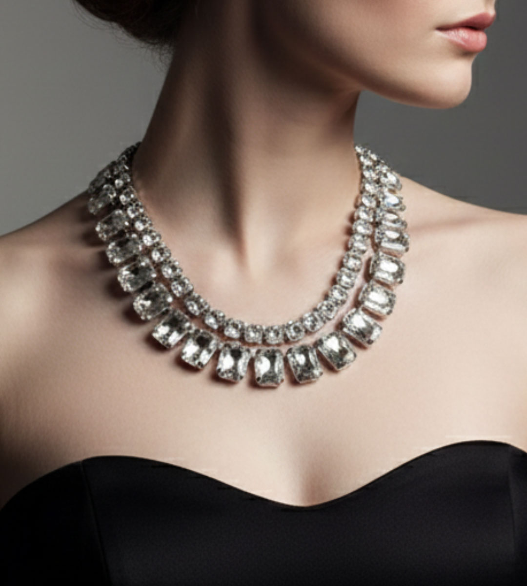 Exotica – Rhinestone Vintage Necklace - Image 8