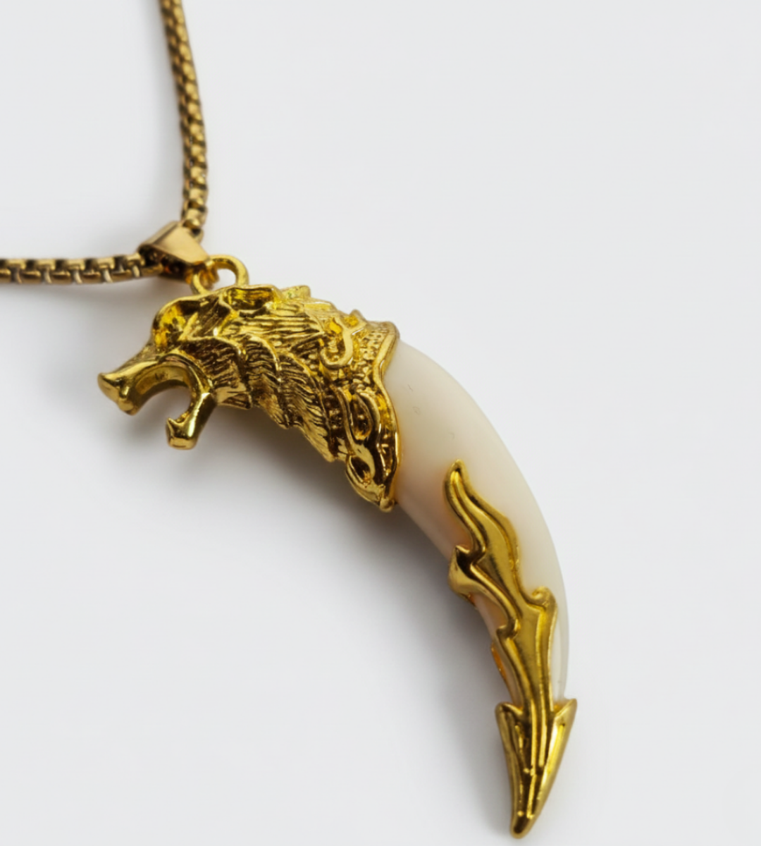 Golden Tusk Pendant - Image 3