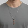 Golden Hourglass Bullet Pendant