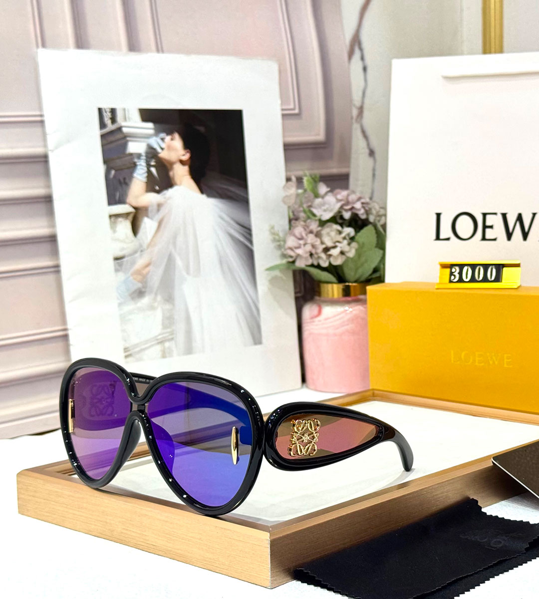 LOEWE Premium Luxury Women 3000 Wayfarer