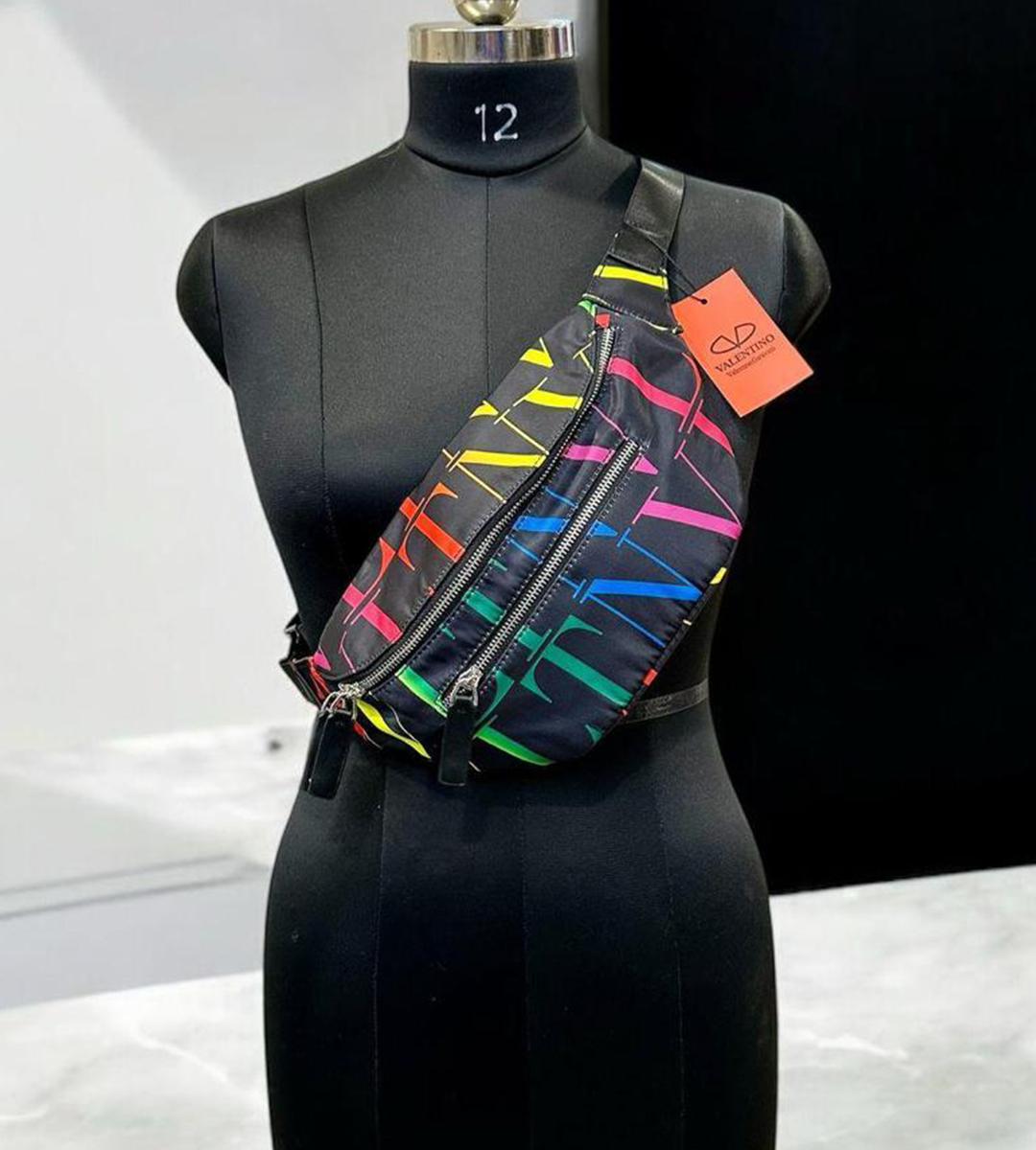 VALENTINO MULTI COLOUR CHEST/WAIST BAG
