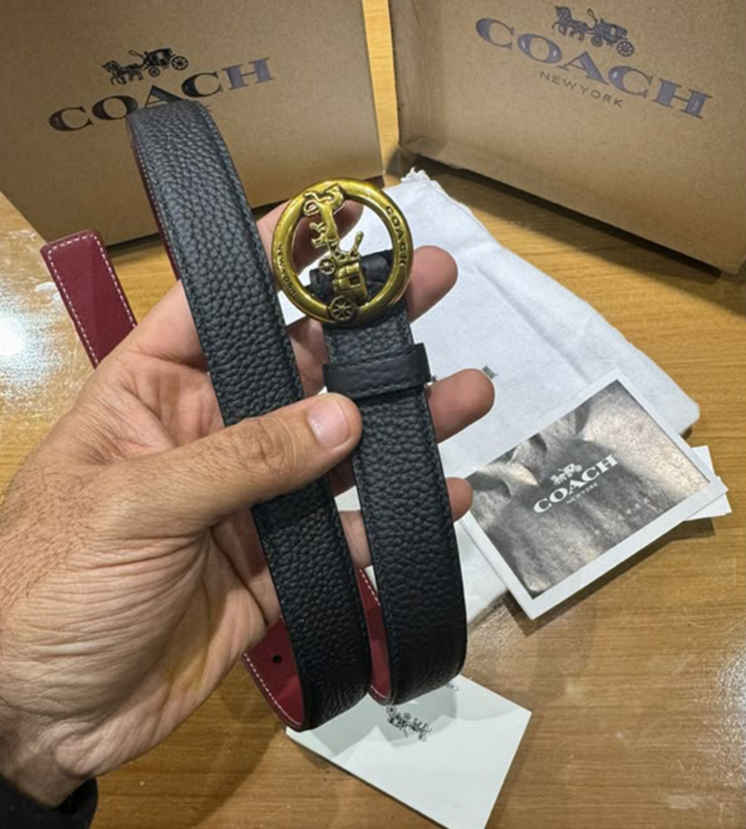 CH Premium Leather Belt 03