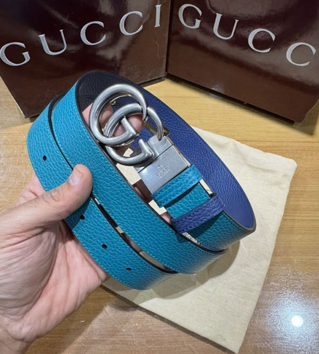 GC Premium Leather Belt 01
