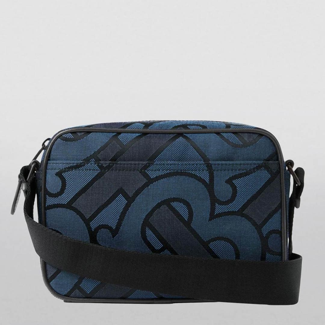 Alternative view of BB TB Monogram Messenger Crossbody Bag – Blue