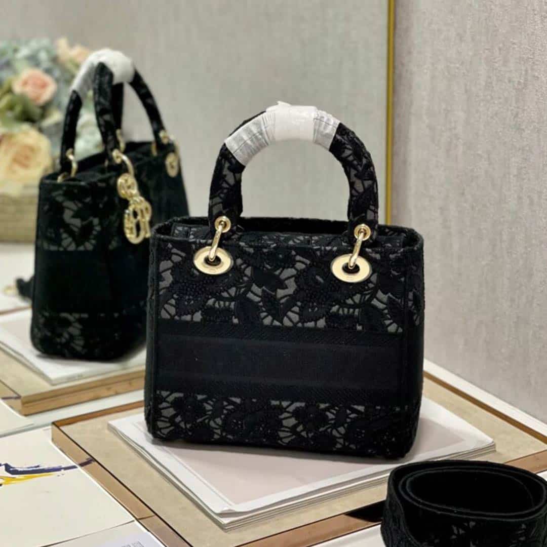 Alternative view of Midnight Lace Embroidered Mini Satchel