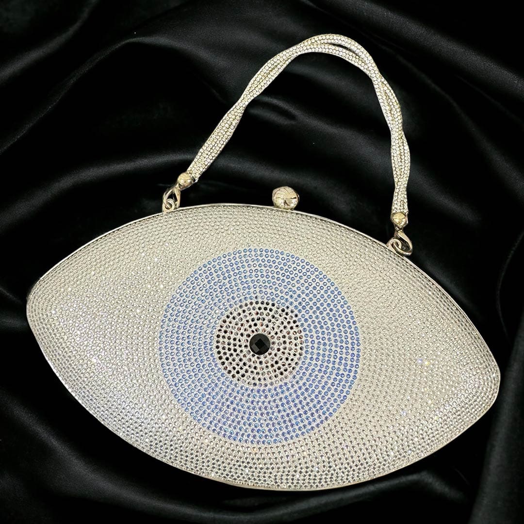 Evil Eye diamond studded clutch - Image 6