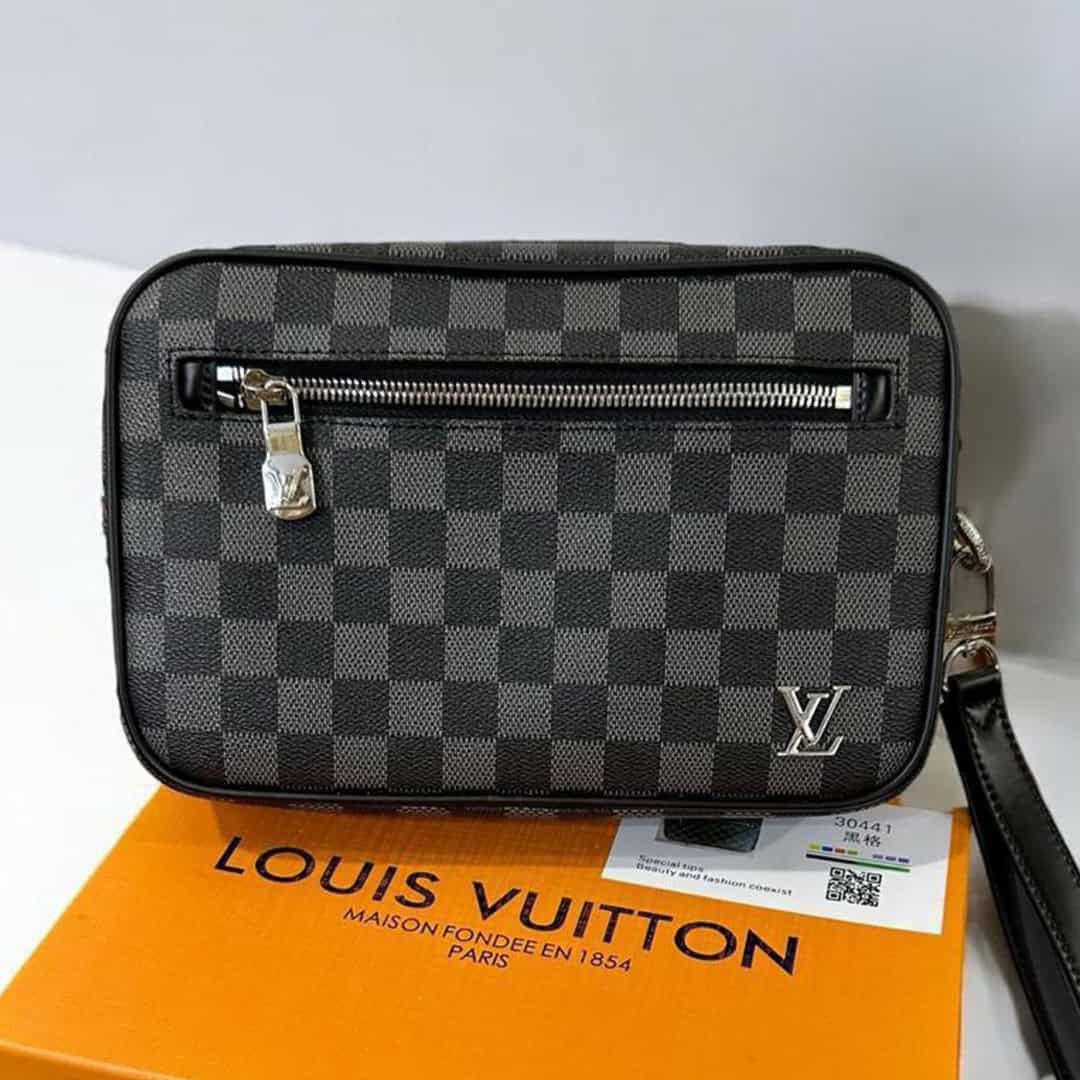 Premium Monogram Print Pochette Bag - Image 8