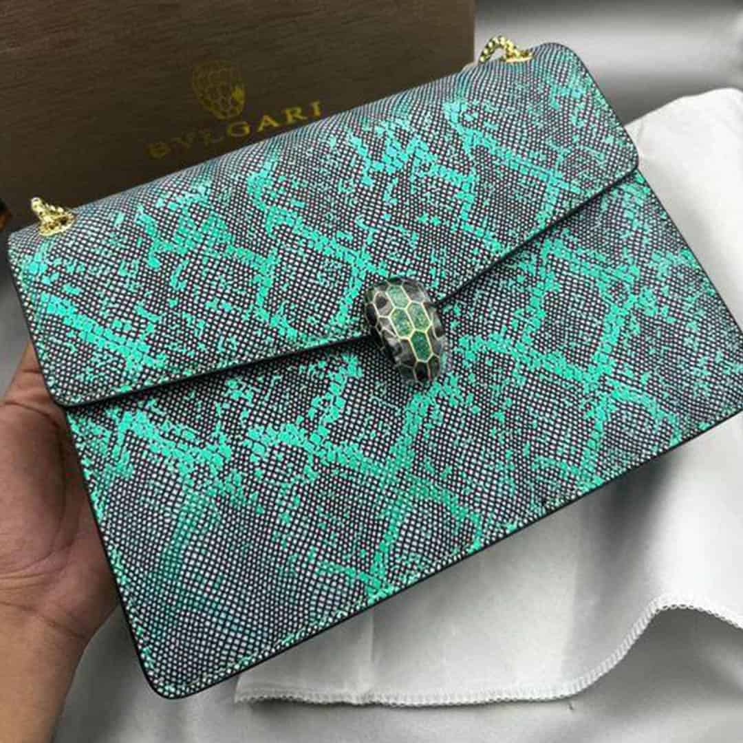 Luxe Serpentine Metallic Bag - Image 2