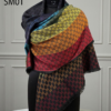 GC JACQUARD MULTICOLOUR  SQUARE SHAWL SM01